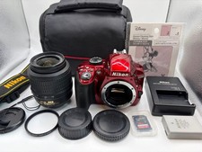 Nikon D3300 Red 18 55mm VR Lens Kit Low Shot