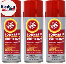  3 Aerosol Cans Rust  Corrosion Protection; Metal Surface Penetrant  Lubrican