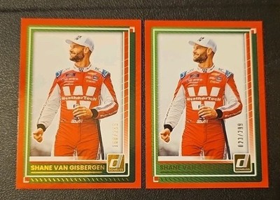 2025 Donruss Racing Shane Van Gisbergen Red /299 X2 Color Match