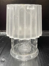 Henco Carousel Hobby Horses Clear Plastic Vtg Candle Holder Votive Tea Light