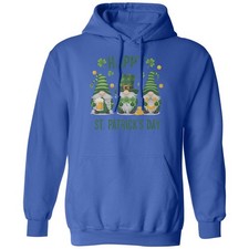 Three Irish Gnomes - Happy St Patrick's Day Unisex Hooded Sweatshirt