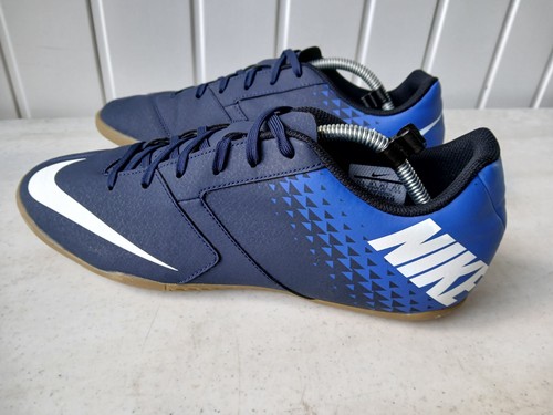 NIKE 'Bombax IC' Blue/White Indoor Soccer Shoes Men's 11.5 - Picture 4 of 8