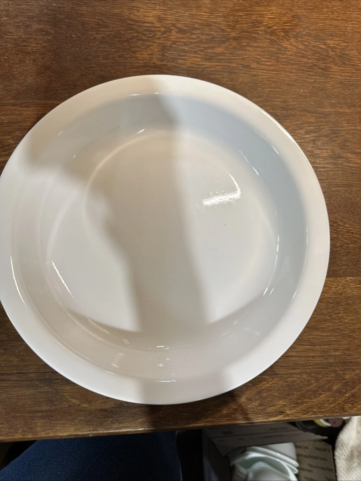 Corelle Winter Frost White Pie Platepan 10.25" Flat Rim Multi-Dish Corning mint