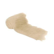 FabricLA Banana Shaggy Plush Faux Fur Strips for Gnomes Cosplay Crafts 8"x60"