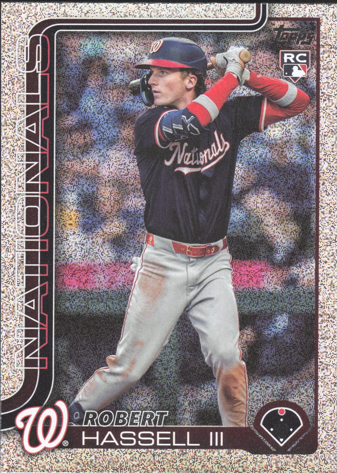 Robert Hassell III 2025 Topps Update Sandglitter #US109 Rookie