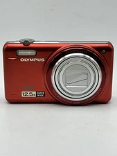 Olympus VR-320 14 Megapixel Camera 12.5 Super Wide Optical Zoom Untested