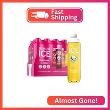 Sparkling Ice Pink Variety Pack, Flavored Sparkling Water, Zero Sugar, and Vitam