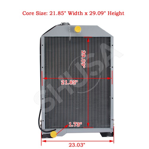 5 Row Radiator RE38664 For John Deere 4050 4055 4250 4255 4450 4455 ...