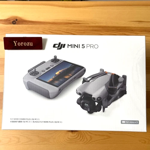 DJI Mini 5 Pro Fly More Combo Plus RC 2 Controller 52min 3 Battery Drone Japan