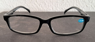 Lesebrille/Sehhilfe sehr modisch schwarz 3 0 neu