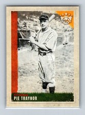2022 Panini Diamond Kings #108 Pie Traynor Pittsburgh Pirates