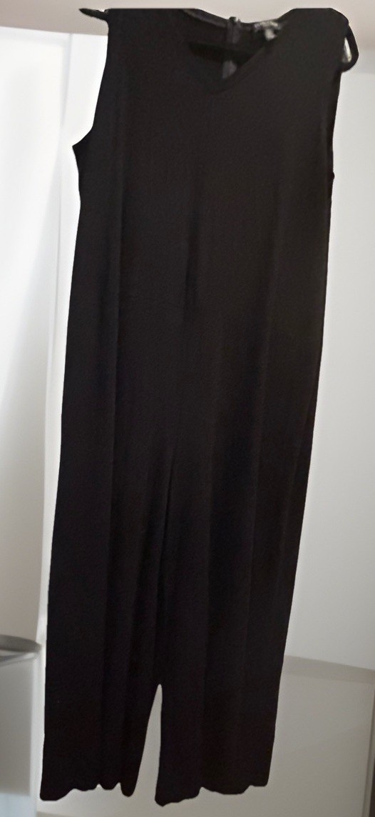 eileen fisher black  Sleeveless jumpsuit xl