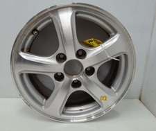2012-2015 Honda Civic Wheel Rim 15x6 Alloy Exposed Lug Nuts 5 Spoke Silver Oem 2012-2015 Honda Civic Wheel Rim 15x6 Alloy Exposed Lug Nuts 5 Spoke Silver Oem