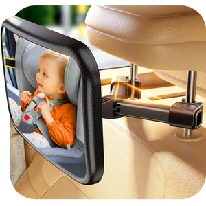 Baby Car Mirror for Baby, Stays Stable Hook Clip (No Strap), Baby Mirror for ...