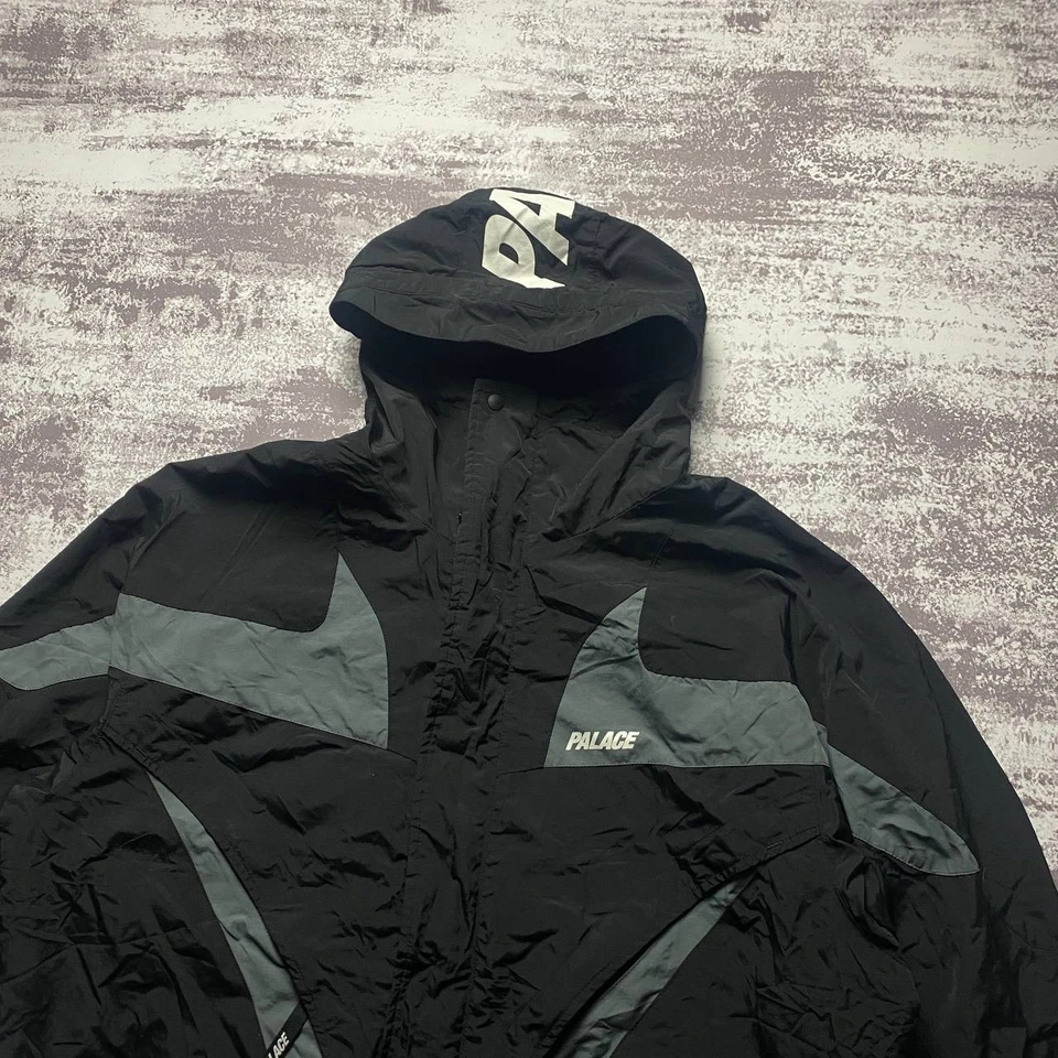 Chaqueta Speeder Palace Skateboards Taladro Negro Foto 2 de 4