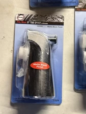 DANCO 11079 Tub Spout No Size Matte Black With Diverter Fits Most 5" Spouts EP