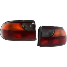 Tail Light Lamp Set For 1997-2003 Chevrolet Malibu Left and Right Side With Bulb