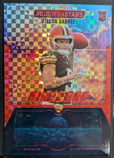 Dillon Gabriel Red Plaid #26 2025 Panini Rookies & Stars Airborne Browns Rookie