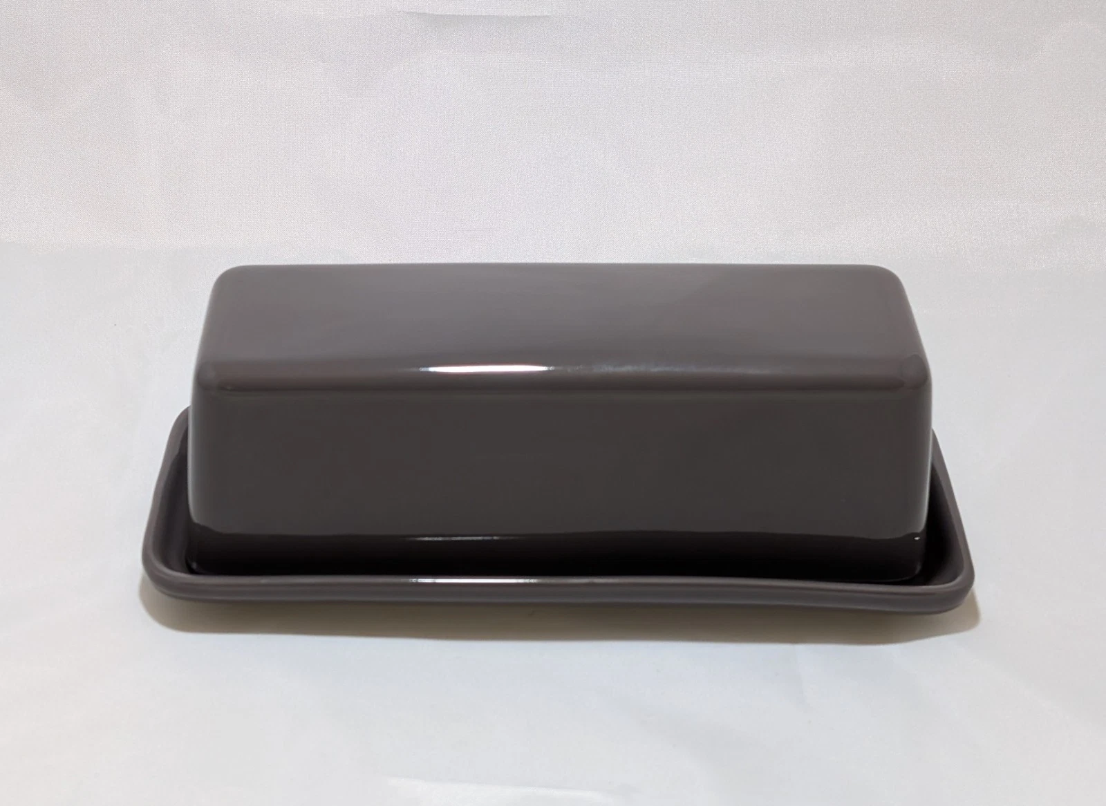 Mason Cash Classic Kitchen Dark Grey Butter Dish