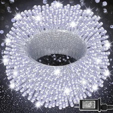300 LED String Lights Outdoor Indoor, Extra Long 98.5FT Super Bright Christma...