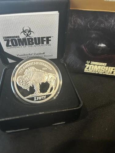 ZOMBUCKS PROOF SILVER SERIES - “Zombuff” .999 Silver Proof #3