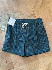 Goodfellow  Co Men's 5" Elevated Swim Trunks Teal Green UPF 50 Size M NWT