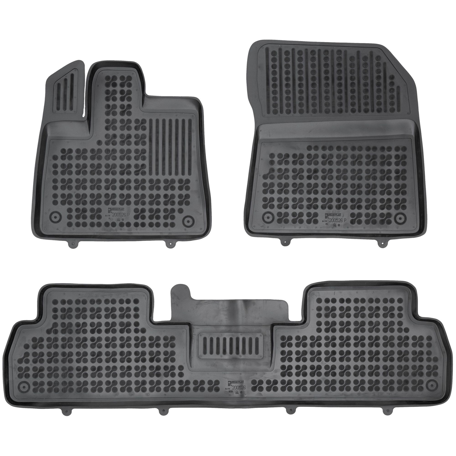Tapis de sol pour Toyota Proace City imperméable en caoutchouc Rezaw-Plast pour artisan