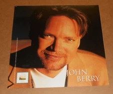John Berry Poster 2-Sided Flat Square Promo 12x12 Country Trace Adkins