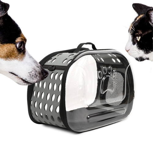 Hundebox Hundetransportbox Katzen Tragetasche Haustiertrage Transporttasche S L - Bild 13 von 59