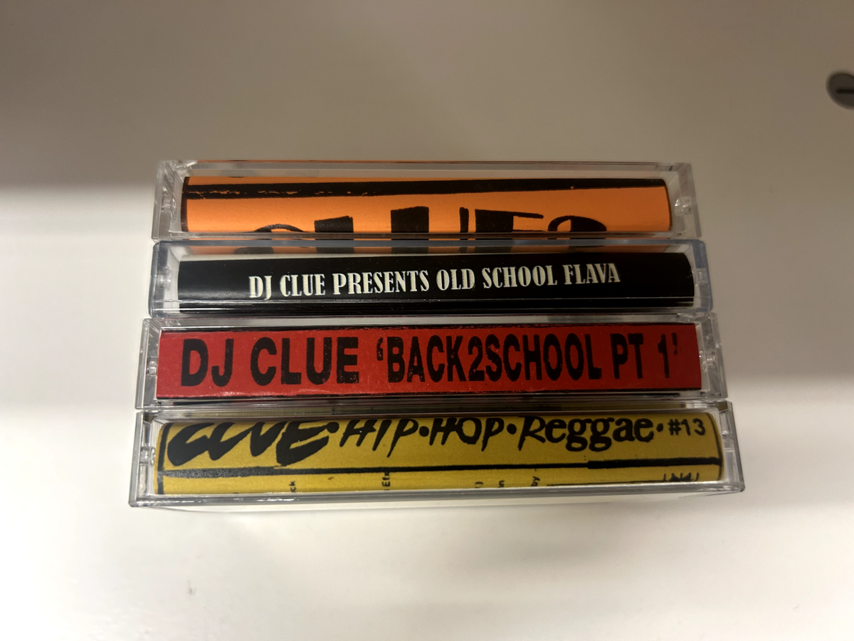 4X DJ CLUE 90S NYC PROMO HIP HOP RAP REGGAE MIXTAPE CASSETTE TAPES