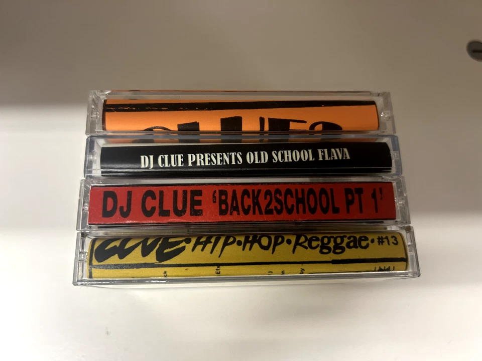 4X DJ CLUE 90S NYC PROMO HIP HOP RAP REGGAE MIXTAPE CASSETTE TAPES - Bild 2 von 4