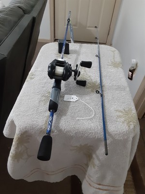 Baitcasting Fishing Rod ZEBCO 5'Ultra Light 2PC AND Reel Master