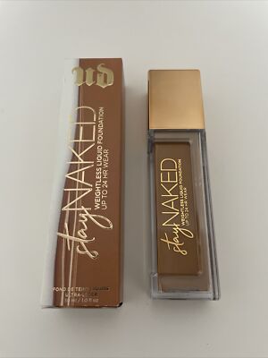 URBAN DECAY 60WO Stay Naked Weightless Liquid Foundation Full Sz FREE SHIP