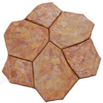 6-Piece Round Stepping Stone Molds – 3 Sizes (10.2", 11.4", 12.6"), Plastic Concrete Molds For Garden Walkways