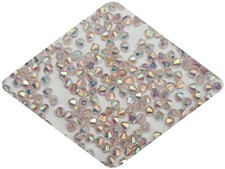 Czech Bicone Crystal Beads Rosaline Marvel AB Rondelle Diamond 3mm 4mm 6mm AB2X