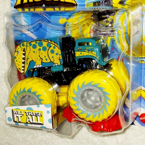 HOT WHEELS MONSTER TRUCKS "WILL TRASH IT ALL" NEU MONSTER JAM TRUCK