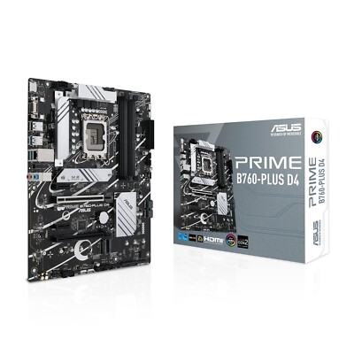 ASUS Prime B760-PLUS D4 Intel (13th and 12th Gen)LGA 1700 ATX motherboard PCI...