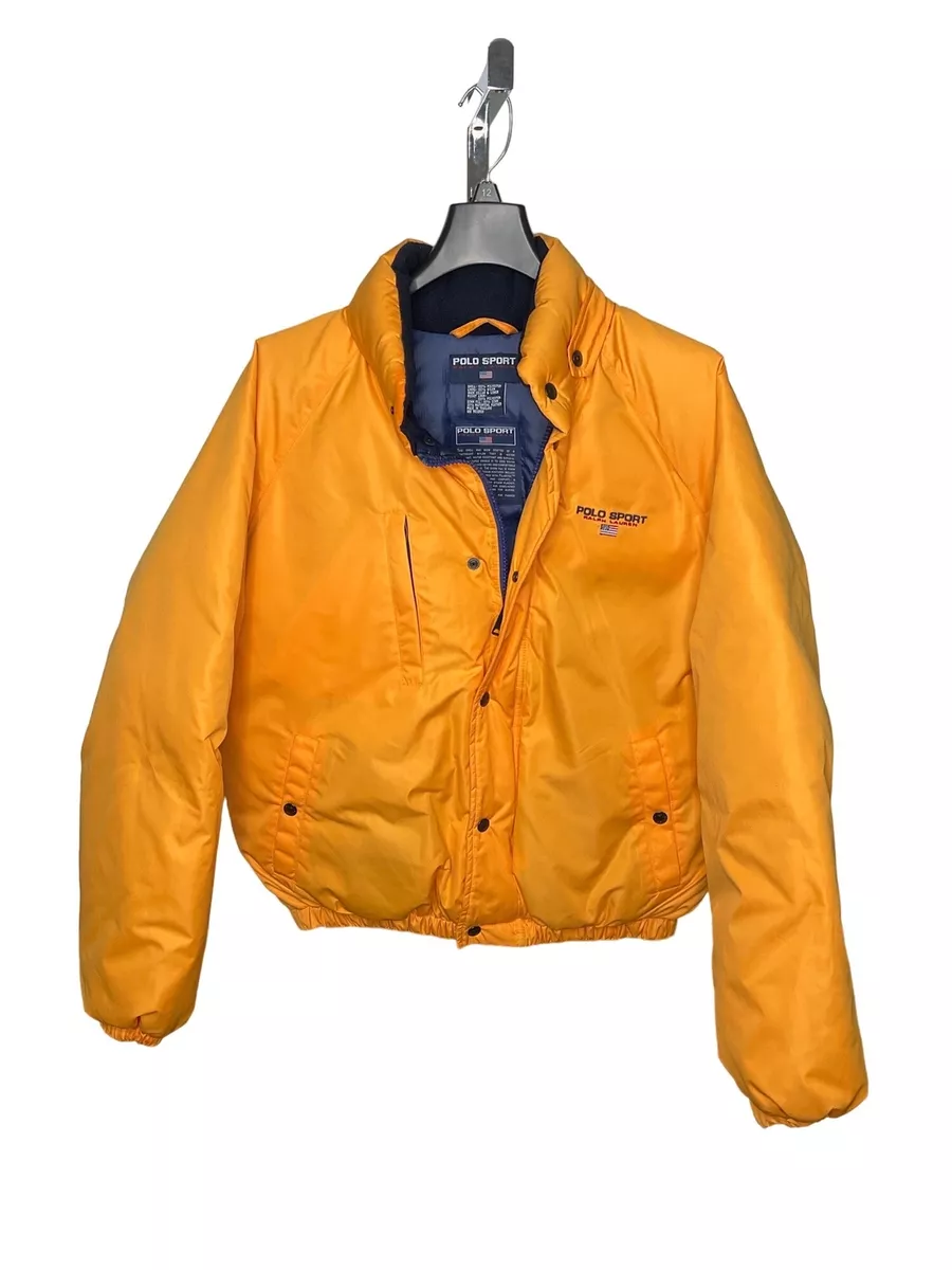 Polo sport puffer store jacket yellow