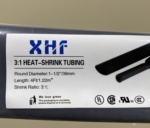 Kable Kontrol 2:1 Polyolefin Heat Shrink Tubing - 2" Inside Diameter 100 Length White