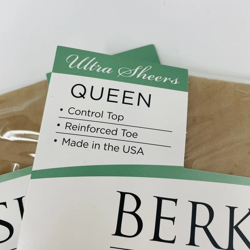 Berkshire Size 1X-2X 3 Pack Ultra Sheer Reinforced Toe Hosiery 4418 City Beige - Image 4 of 4