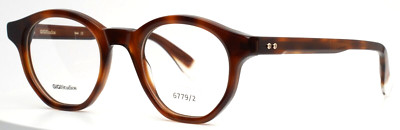 GIGI STUDIOS Copernico 6779/2 Tortoise Unisex Round Eyeglasses 49-23-145 B:43