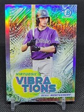2022 Bowman Chrome Virtuosic Vibrations #VV17 Benny Montgomery