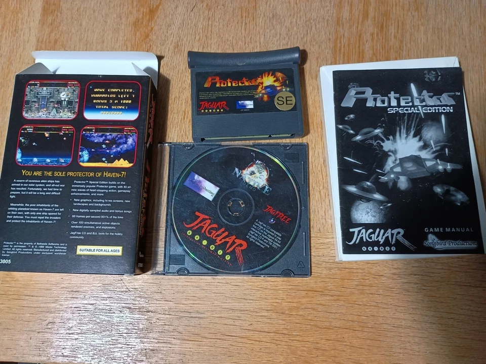 Protector Special Edition SE + Resurgence for Atari Jaguar & CD Complete in Box - Image 2 of 4