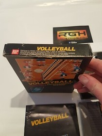 VOLLEYBALL BLACK BOX NINTENDO NES PAL B FRENCH PAL GAME COMPLETE + HANGING TAB