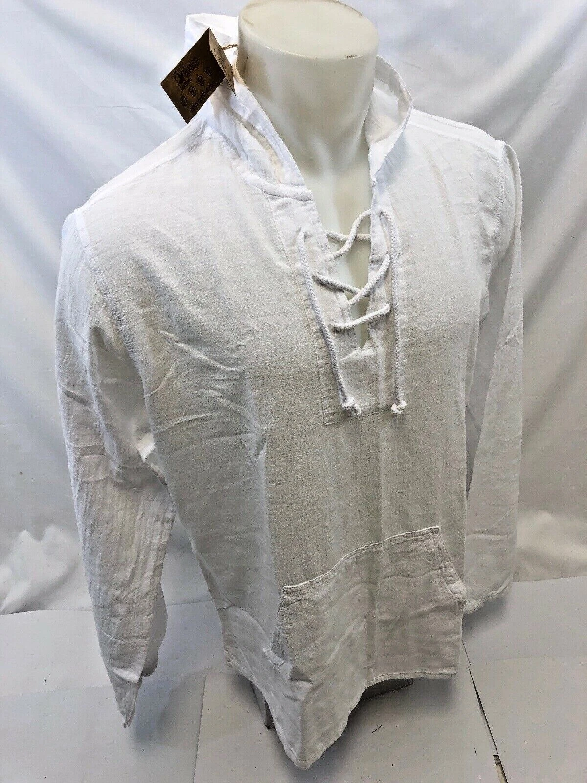 Mens LACE UP 2 POCKET HOODY BLANCO By ENVY WHITE SHIRT BEACH TOP 100% Cotton NWT
Opens in a new wind