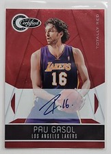 2010 Panini Totally Certified Red Autographs #70 Pau Gasol /15 SSP