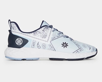 NIB Size 13.5 Men G/FORE MG4+ Sky Bandana Print Golf Shoes
