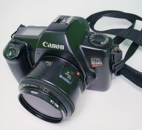 Canon EF 50mm f/1.8 II lens with Canon EOS rebel Film Camera & Promaster Filter - 第 2/11 張圖片