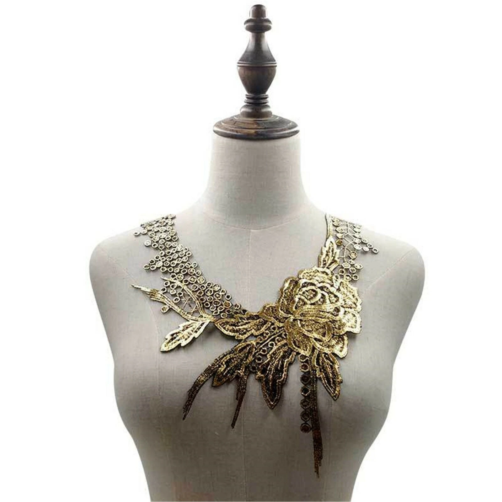 OFF WHITE Abito da ballo in pizzo applique ricamo guipure abito da sera ballo abito da sposa finiture