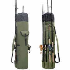 Portable Folded Fishing Rod Bag Multifunction Fishing Tackle Tools Storage Pack